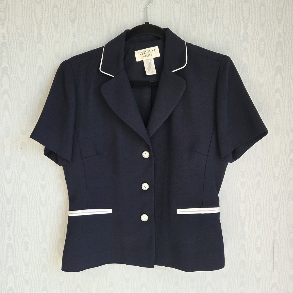 Vtg Y2K Womens‎ 6P Blazer